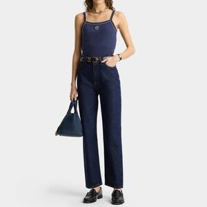 NWT Sporty & Rich Vintage Fit Straight Leg Denim - One Wash